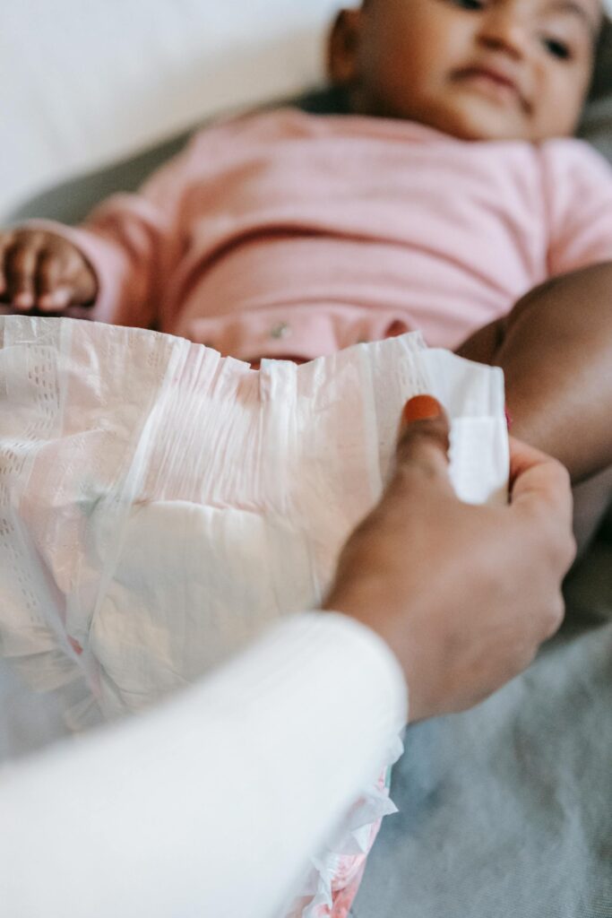 Antal våde bleer i døgnet hos nyfødt baby